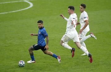 Lorenzo Insigne, aymeric Laporte y Eric García.