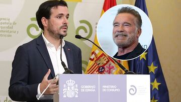 Alberto Garzón recurre a Schwarzenegger.