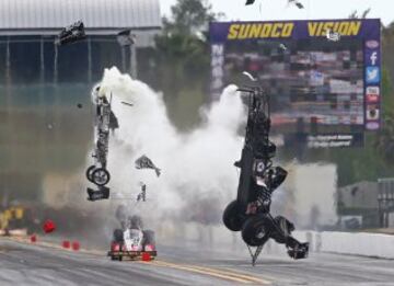 Accidente en el NHRA Gatornationals