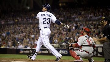 El primera base Adrián González disputó 15 temporadas en la Grandes Ligas y fue galardonado cuatro veces con el Gold Glove y dos con el Silver Slugger.