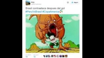 Los memes más divertidos de la polémica eliminación de Brasil ante Perú