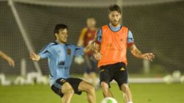 La Selección se entrenó a fondo durante la jornada de hoy.