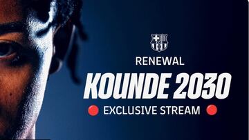 El Barça ata a Koundé: acto oficial de renovación, en directo
