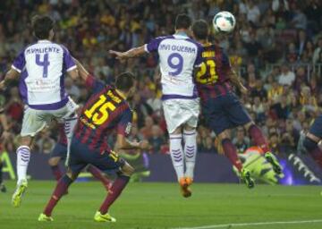 Barcelona-Valladolid. 0-1. Primer gol de Javi Guerra.