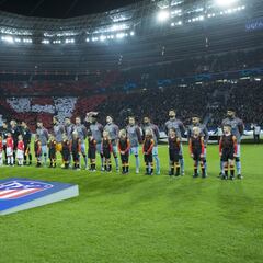 Leverkusen-Atlético en imágenes