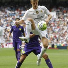 Kroos: gran toque, poca llegada