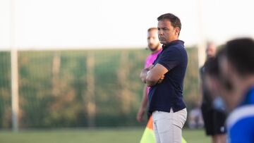 Javi Calleja, t&eacute;cnico albiazul