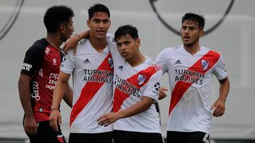 Flabian Londoño, delantero de la reserva de River Plate, sería uno de los juveniles que hagan parte de la pretemporada con Gallardo y el primer equipo
