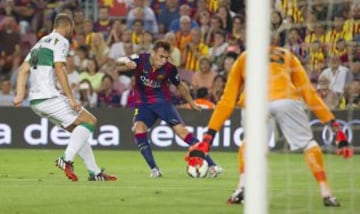 Jornada 1. Barcelona-Elche. 3-0.