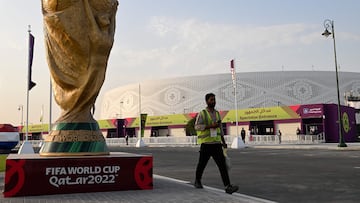 Las calles de Doha ya están listas y lucen de gala para el comienzo del Mundial de Qatar el próximo 20 de noviembre.