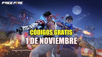 Free Fire 1 de noviembre 2024 códigos gratis