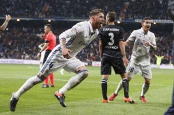 Sergio Ramos le volvió a dar la victoria al Real Madrid en el descuento. 3-2.