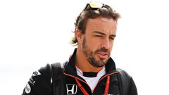 Fernando Alonso en Silverstone.