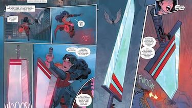 La nueva Espada de Atenea de Wonder Woman deja en completo ridículo la de Cloud, de Final Fantasy VII