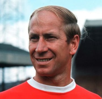 Bobby Charlton: El crack inglés disputó el mundial de Chile 1962 junto a su selección.
