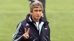 Pellegrini machacó a la plantilla con disparos a portería