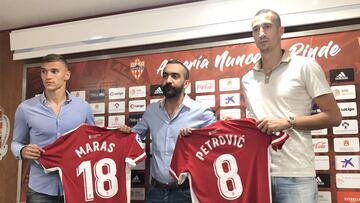 Maras y Petrovic, jugadores del Almería