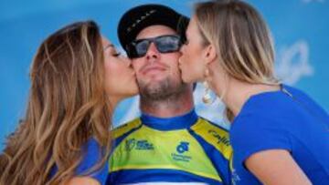 Mark Cavendish, tras una etapa en la Vuelta a California.