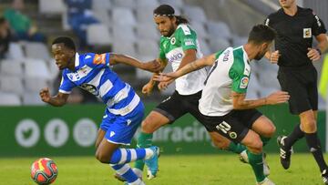 Koné fue el mejor del Deportivo ante el Racing