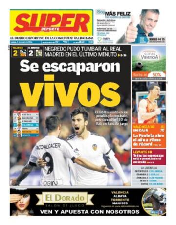 Portadas de la prensa mundial