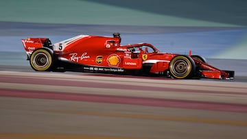 Vettel, en Bahréin.