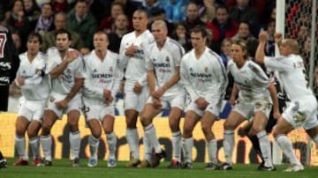 Zidane perteneció a los llamados Galácticos del Real Madrid junto a Figo, Ronaldo, Beckham