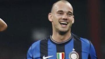 Sneijder sueña con ganar la Champions en el Bernabéu.