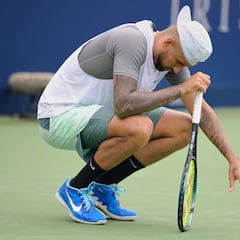 Kyrgios se despide con mal humor