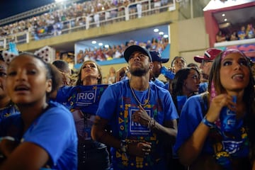 Neymar en el Carnaval de Río de Janeiro 2019. 