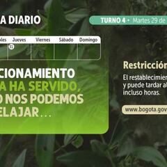 Racionamiento hoy, 29 de octubre: barrios y localidades con cortes de agua en Bogotá