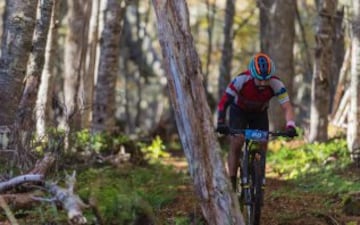 El impresionante paisaje en que se vivió la carrera de MTB