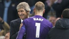 Joe Hart elogi&oacute; c&oacute;mo ha manejado Manuel Pellegrini su salida de Manchester City.