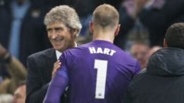 Joe Hart elogió cómo ha manejado Manuel Pellegrini su salida de Manchester City.