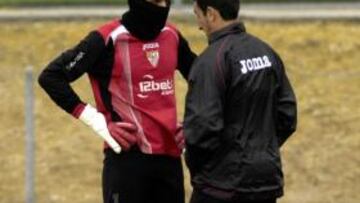 Palop y Jiménez hablaron ayer.