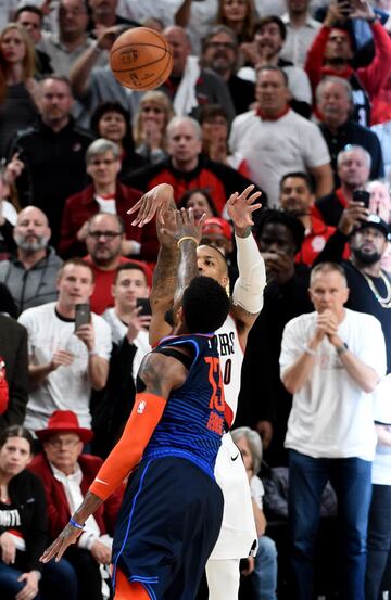 Portland Trail Blazers vencieron a Oklahoma City Thunder en los Playoffs de la NBA