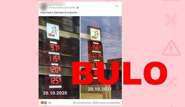 Los bulos sobre el precio de la gasolina que intentan colarnos por las redes