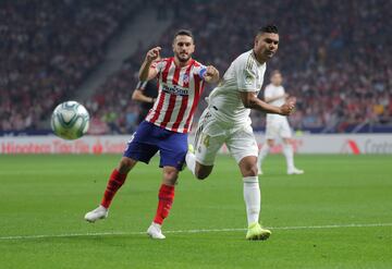 Koke y Casemiro.