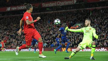 De Gea sostiene al United y atrapa un punto en Liverpool