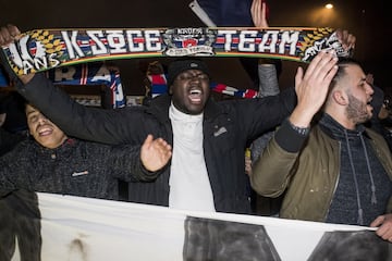 Ofensiva conjura de los ultras del PSG en el recibimiento a su equipo