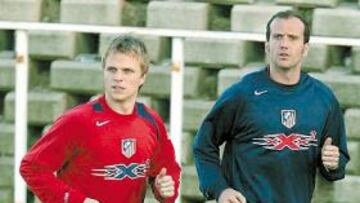 <b>SE ENTRENÓ APARTE. </b>Gronkjaer corrió ayer muy atento al entrenamiento de sus compañeros.