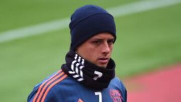 Javier Hernández recibió la visita del seleccionador nacional.