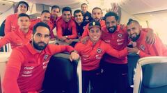La Roja ya viaja rumbo a Rusia para disputar la Copa