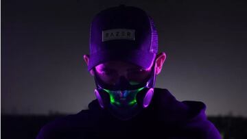 Una mascarilla N95 de alta tecnología para COVID-19, tiene hasta luz