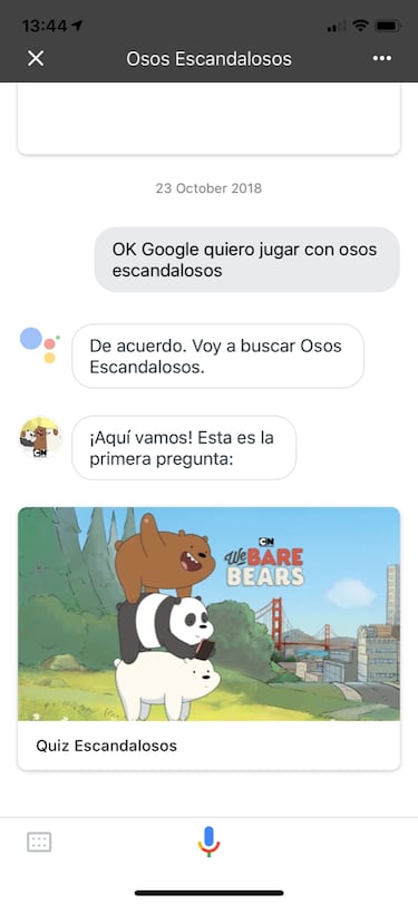 Pardo, Polar y Panda arman escándalo en el asistente de Google