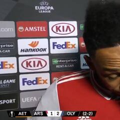 Cuando les digan "sólo es fútbol", pongan este vídeo: Aubameyang, devastado