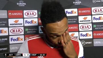 Cuando les digan "sólo es fútbol", pongan este vídeo: Aubameyang, devastado