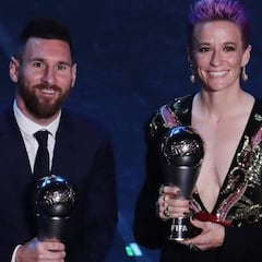 Messi, Rapinoe y el Madrid brillan en la Scala