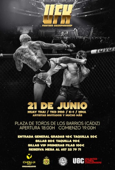 UFK Fighters Championship: la velada apadrinada por Joel Álvarez