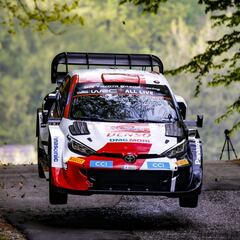 Kalle Rovanpera saca músculo en Croacia