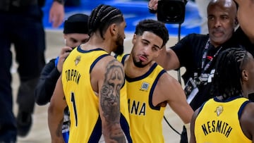 The Indiana Pacers took an early series lead in Game 1 of the NBA Finals on Thursday, after producing yet another epic comeback.